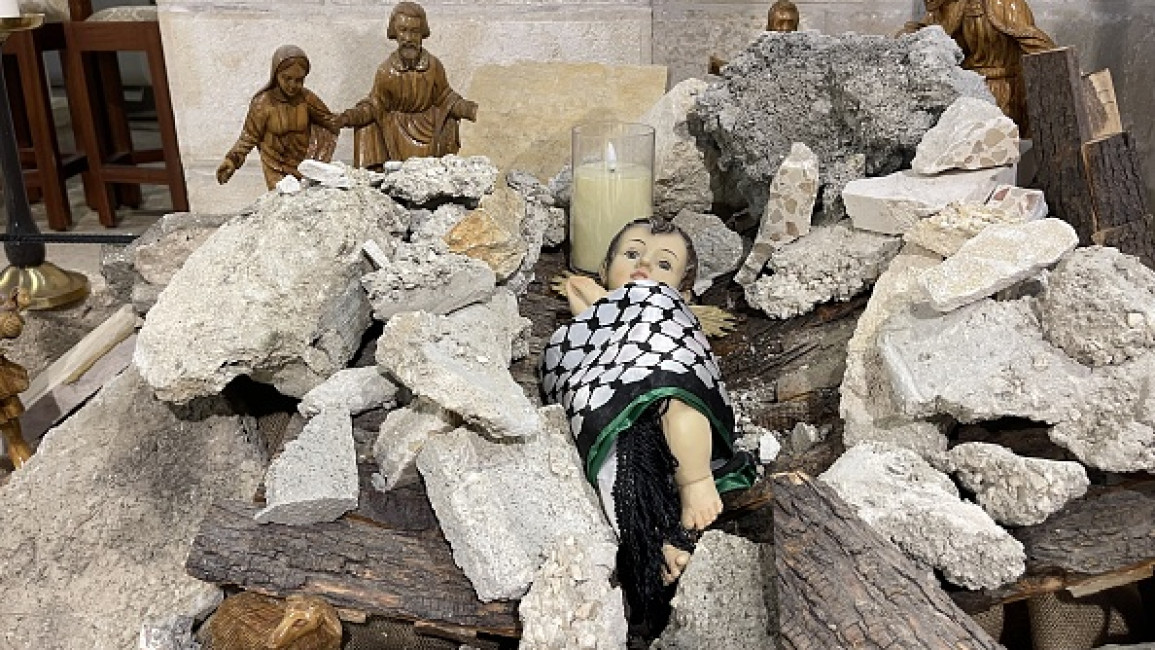 Bethlehem Church Presents Unique Nativity Scene Amid Regional Conflict ...